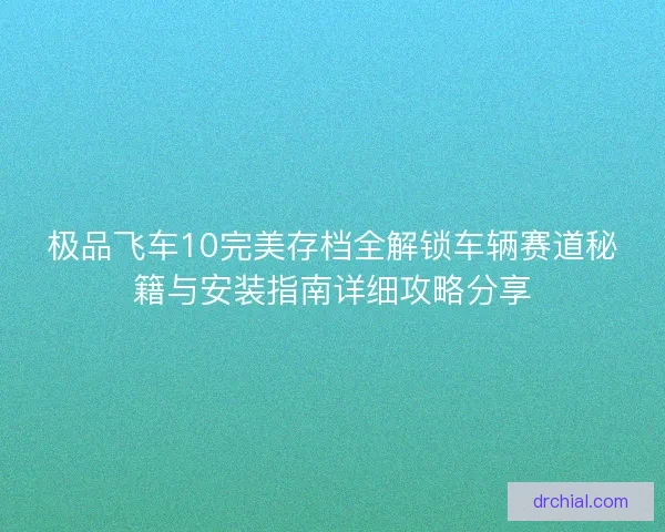 极品飞车10完美存档全解锁车辆赛道秘籍与安装指南详细攻略分享 极品飞车10完美存档全解锁车辆赛道秘籍与安装指南详细攻略分享